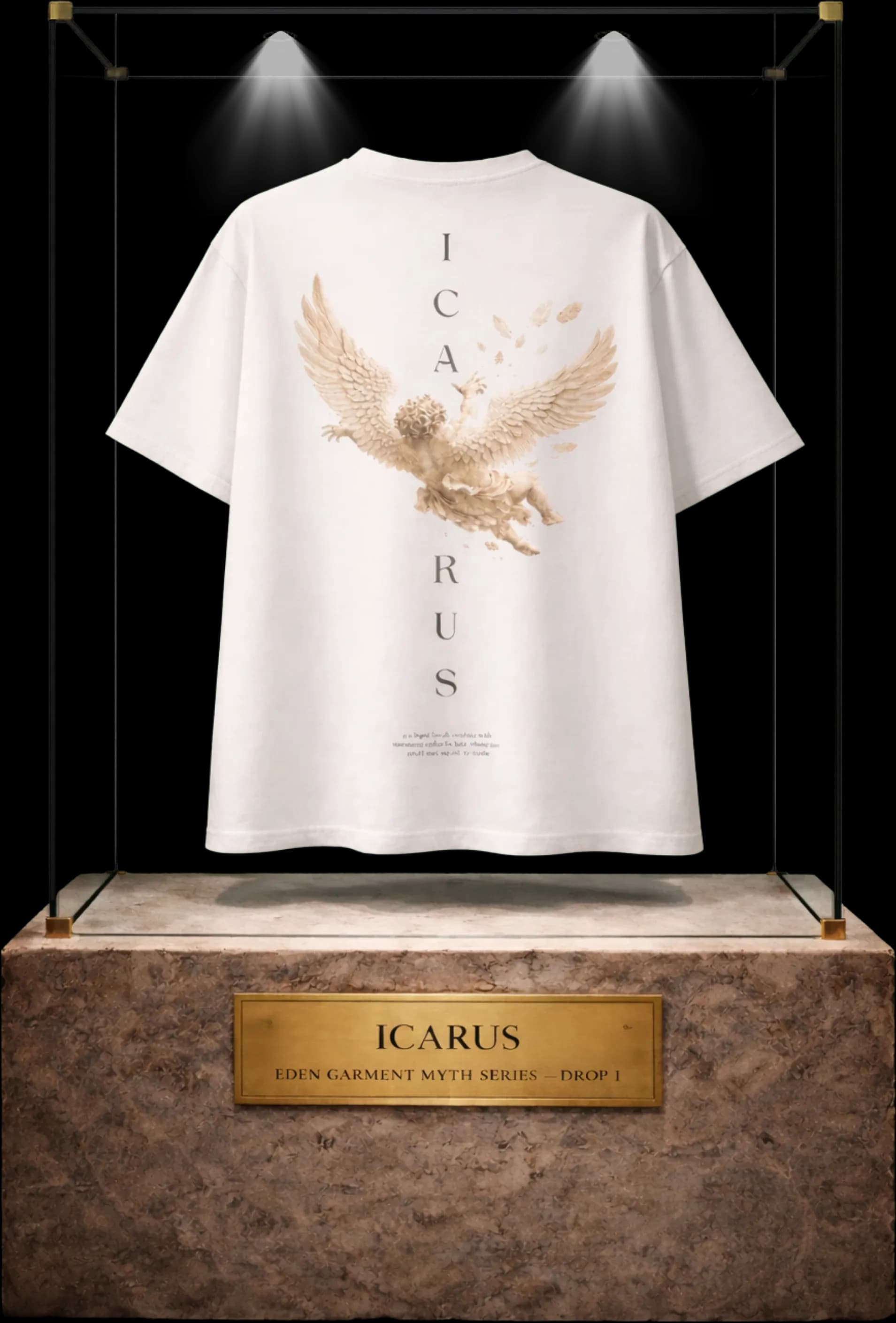 Icarus Tee — Glass Display
