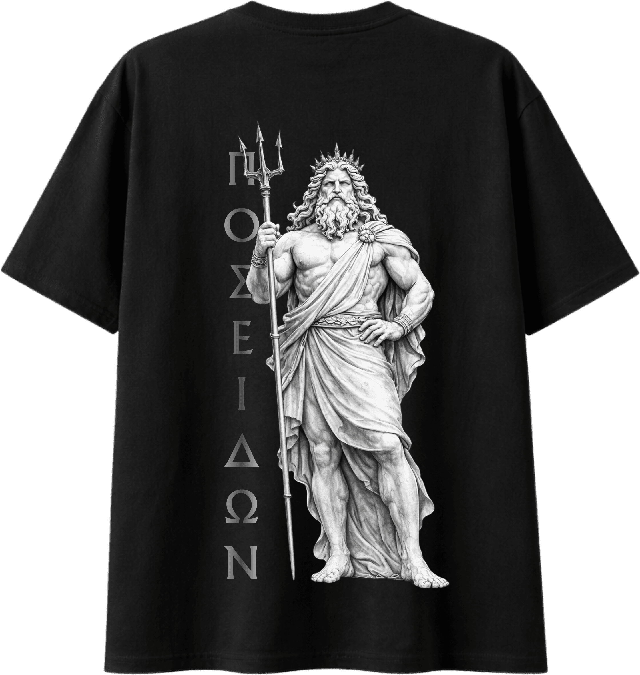 Poseidon back print — EDEN Garment design
